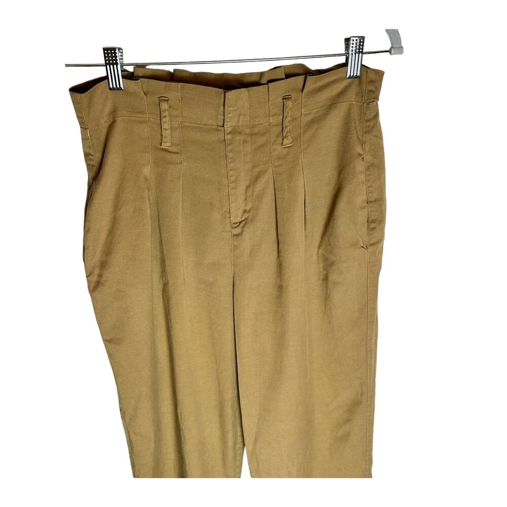 Womens Ecru Tapered Pants - Picture 4 of 8